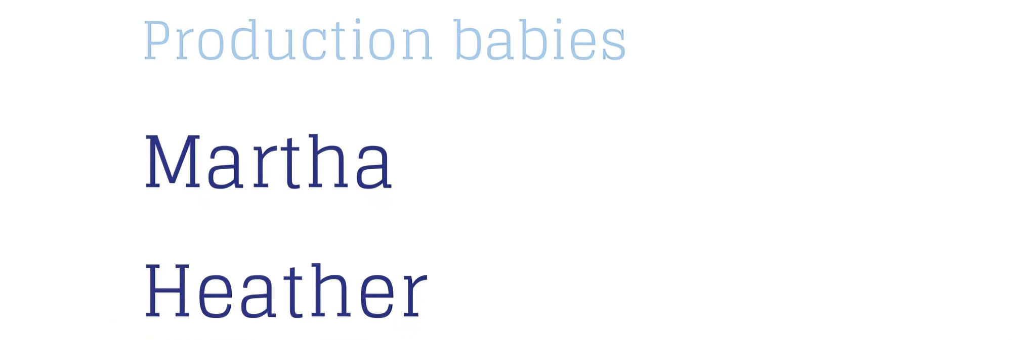 The production babies of Dave's Word Game